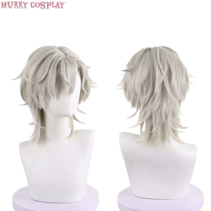 Game Cosplay,Honkai: Star Rail,Wigs,Honkai Star Rail Aventurine Cosplay Costume - Wig